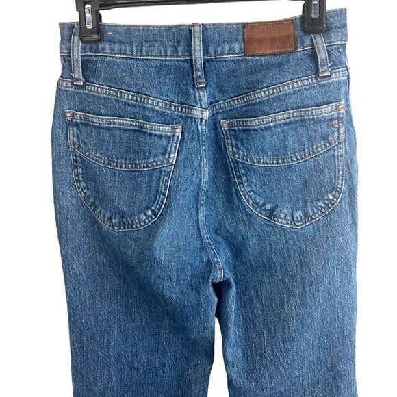 Madewell Womens 11" High-Rise Flare Jeans Medium Wash Denim Casual Fit Size 28 - Picture 5 of 14
